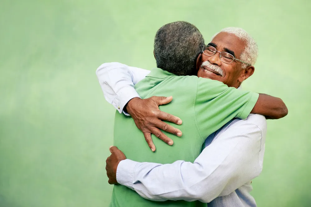 photo of two family members reunited in Canada after utilizing the non-economic immigration options available through the Government of Canada