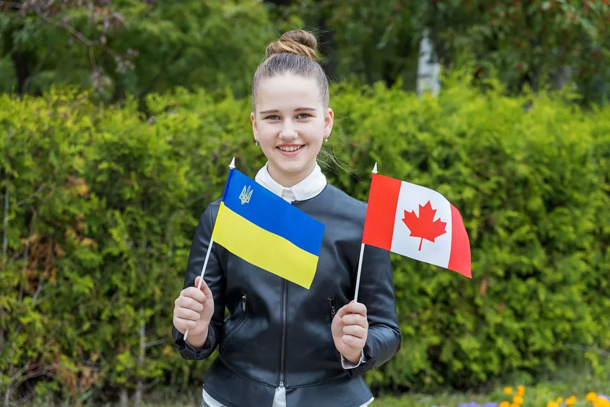 photo of a young university student from Ukraine coming to Canada to attend University